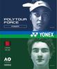 YONEX Теннисная струна Poly Tour Force 125 Bright PTGFO125, Красная,