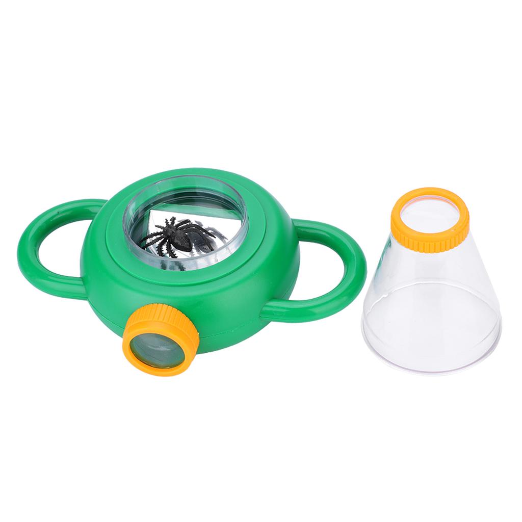 Двусторонний наблюдатель за насекомыми, развивающие игрушки, 4-кратное увеличение для детей