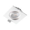 Spot LED encastrable 3en1 carré blanc 7W IP20