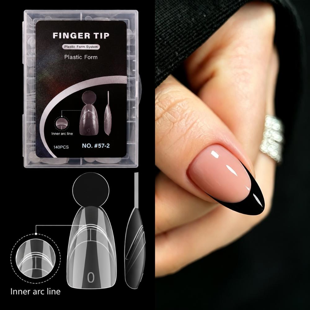 Quick Extension French Nail Dual Forms 14 Sizes Acrylic Nail Art Mold Nail Art