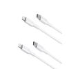 [Set of 2] Anker PowerLine II USB-C & Lightning Cable 0.9m Set of 2 MFi Certified PD Compatible Compatible with iPhone 14 / 13 / 12 / SE (3rd Generati