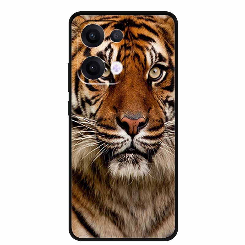 Чехол из ТПУ для телефона OPPO Reno 13 5G Чехол для телефона Coque Ударопрочный Черный Силиконовый Мягкая Задняя Крышка Для OPPO Reno 13 Reno13 Pro Чехол Funda