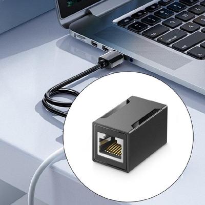 ПВХ Соединитель RJ45 Удлинитель Ethernet Гнездо-Гнездо Обеспечивающий Высокоскоростную Передачу и Экологичность