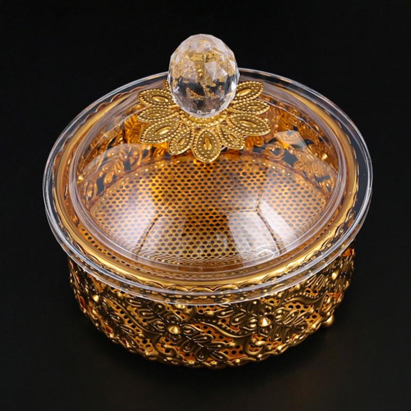 Прозрачная акриловая пластиковая коробка для конфет, коробка для хранения, чехол от пыли, закуски, поднос для сухофруктов, европейский стиль