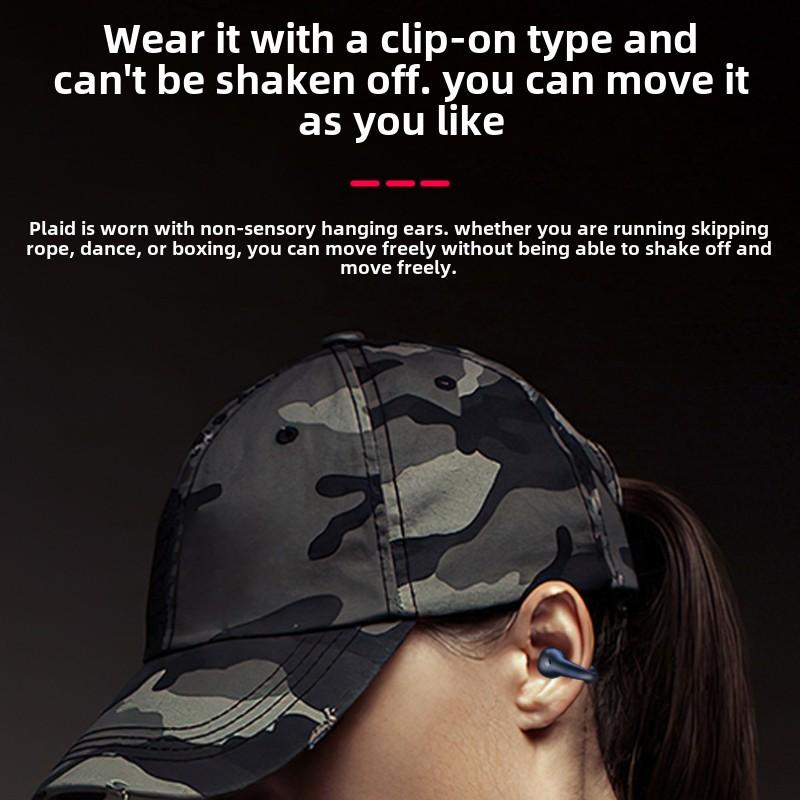 Новые беспроводные наушники Bluetooth TWS с костной проводимостью, мини-цифровой дисплей, высокое качество звука, шумоподавление при движении, Bluetooth