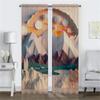Разделение Пейзаж Искусство Окно Шторы для комнаты 2 Панельные затемняющие шторы Тюль для спальни Домашний интерьер Шторы Гостиная Камера