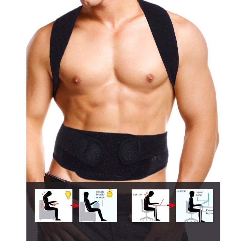 Регулируемый корректор осанки больших размеров, поддержка спины, плечо, корсет для спины, коррекция осанки, корректор осанки позвоночника, лента для фиксации осанки