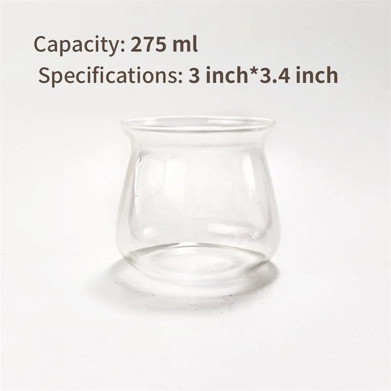New 520ml 200ml 275ml Heat-resistant Glass Coffee Sharing Pot Coffee Server Hand Made Coffee Maker Teapot Coffee Utensils