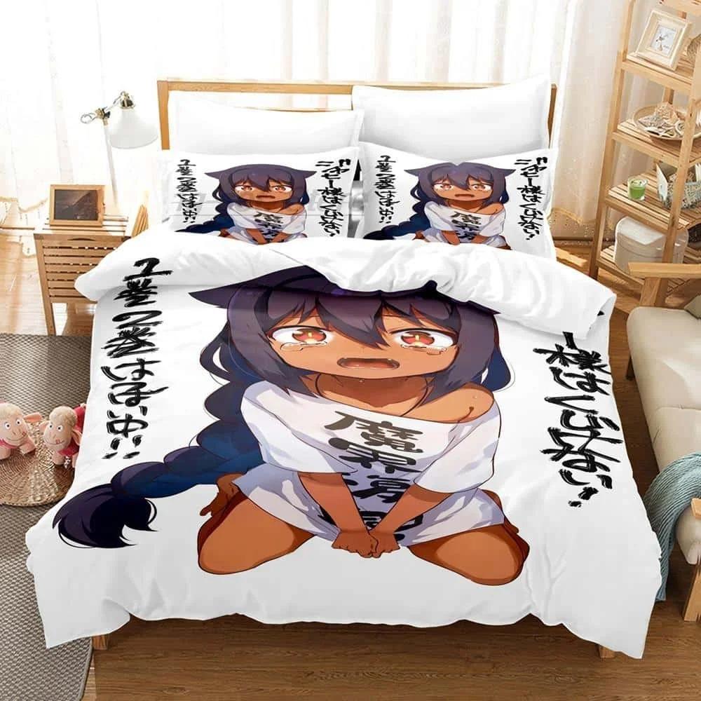 3D Anime The Great Jahy Will Not Be Defeated! Bedding Set Single Twin Queen King Size Bed Set Adult Kid Bedroom Duvet Cover Sets