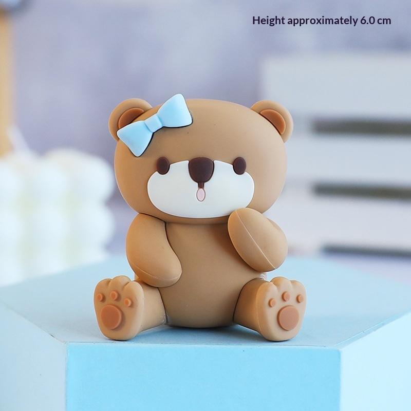 Blue Pink Hot Air Balloon Cake Topper Gender Reveal Party Cake Decoration Kids Boy Girls Birthday Party Supplies Baby Shower