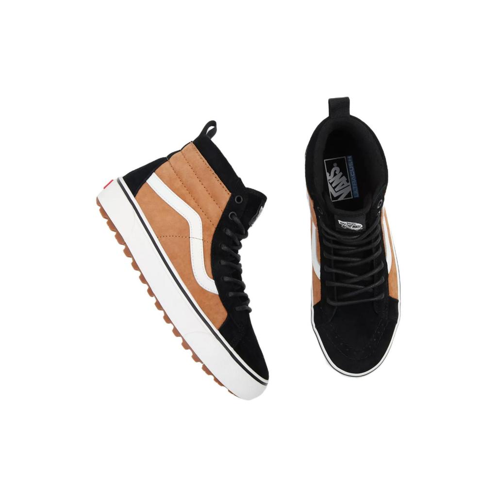 Vans Sk8 Mte-1 Trendy Casual High-Top Skate Shoes Unisex Sneakers Black Brown VN0A5HZY5BJ