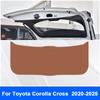 Для Toyota Corolla Cross - 2024 2025 Кожаный защитный коврик на крышку багажника от ударов ногой и грязи