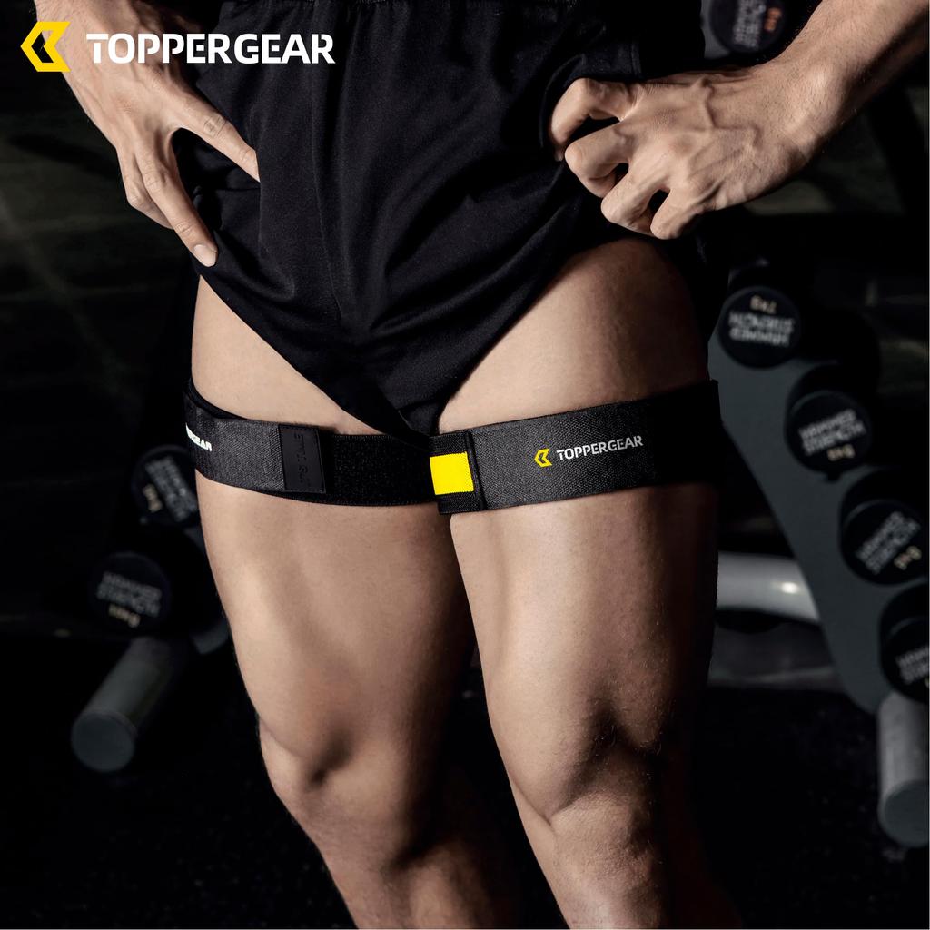 TOPPERGEAR Occlusion Training Band Pressure Band Оригинальный продукт (Комплект на руку и ногу размера M, фиолетовый)