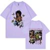 Lauryn Hill Music Album Graphic T-Shirt Men's Women's Vintage Casual Short Sleeve T Shirt Fashion Hip Hop T Shirts Streetwear