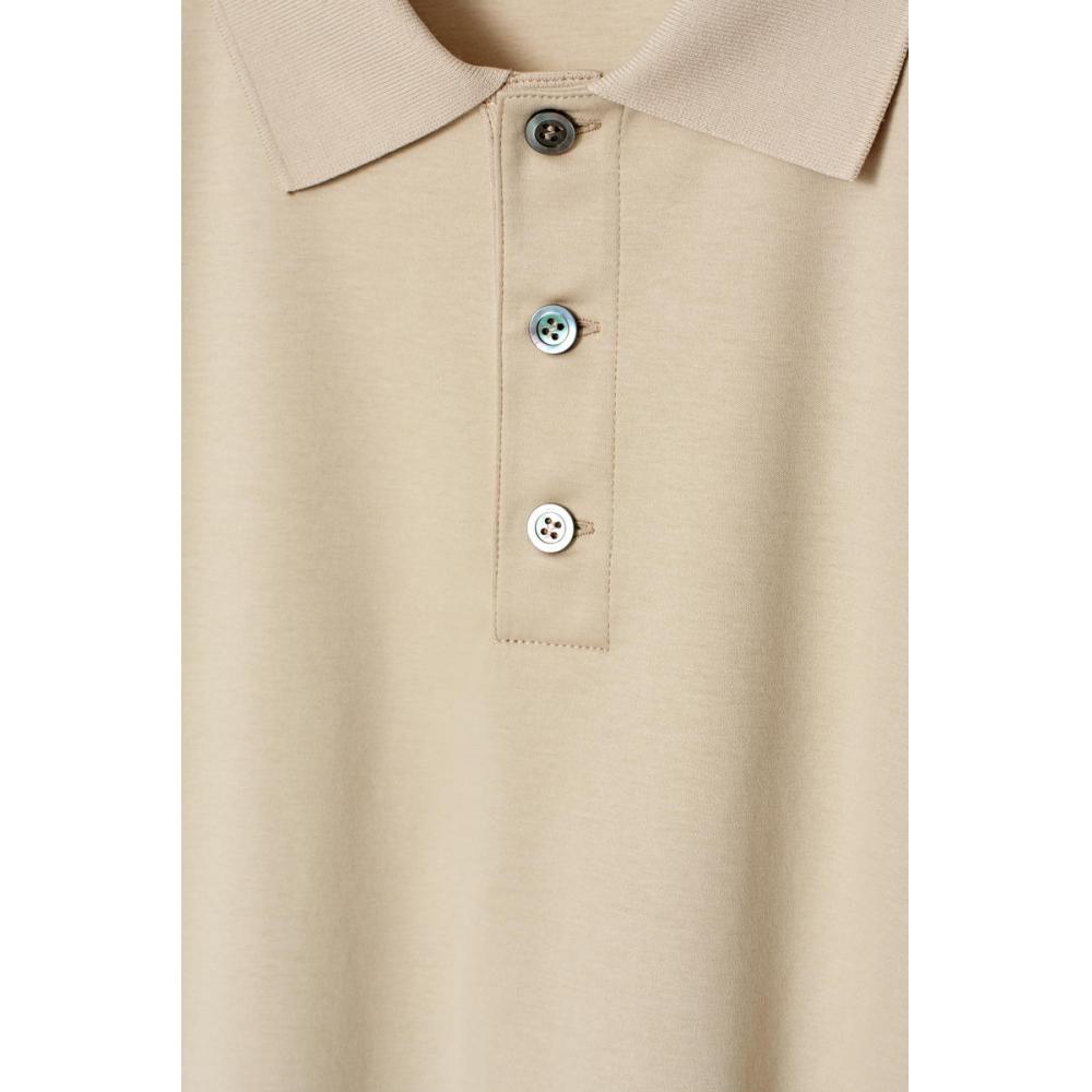 COS Рубашка поло из мерсеризованного хлопка Японии