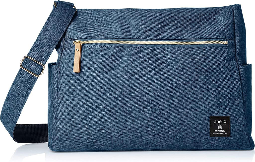 Shoulder Bag 10 Pockets Classic Heather Poly CLP GTH2522Z Denim Blue [Anello Grande]
