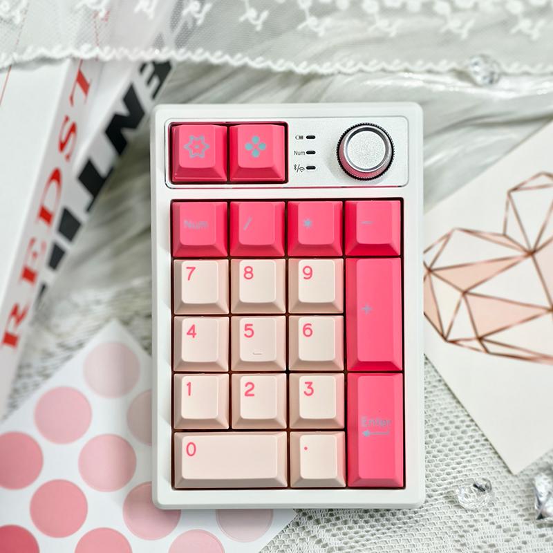 Keycool K19 Keypad 3Mode 2.4G Bluetooth Wireless Keypad PBT 19Keys Customization Number Pads For Pc Computer Accessories Gifts