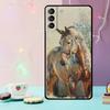 Художественный чехол для телефона с рисунком лошади для Samsung Galaxy S24 S25 Ultra S21 S22 S23 Ultra S9 S10 S20 Plus S25 FE