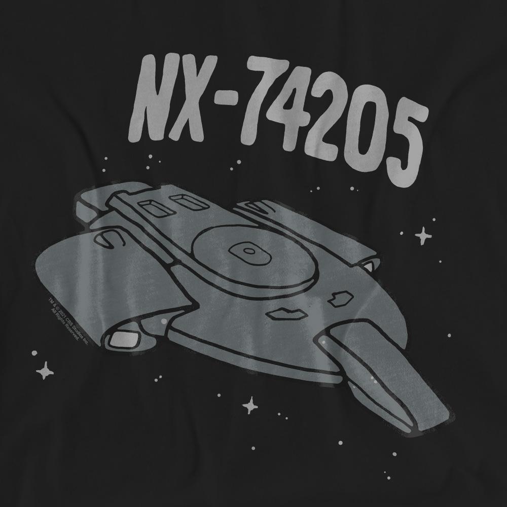 Star Trek Unisex Adult The Defiant T-Shirt