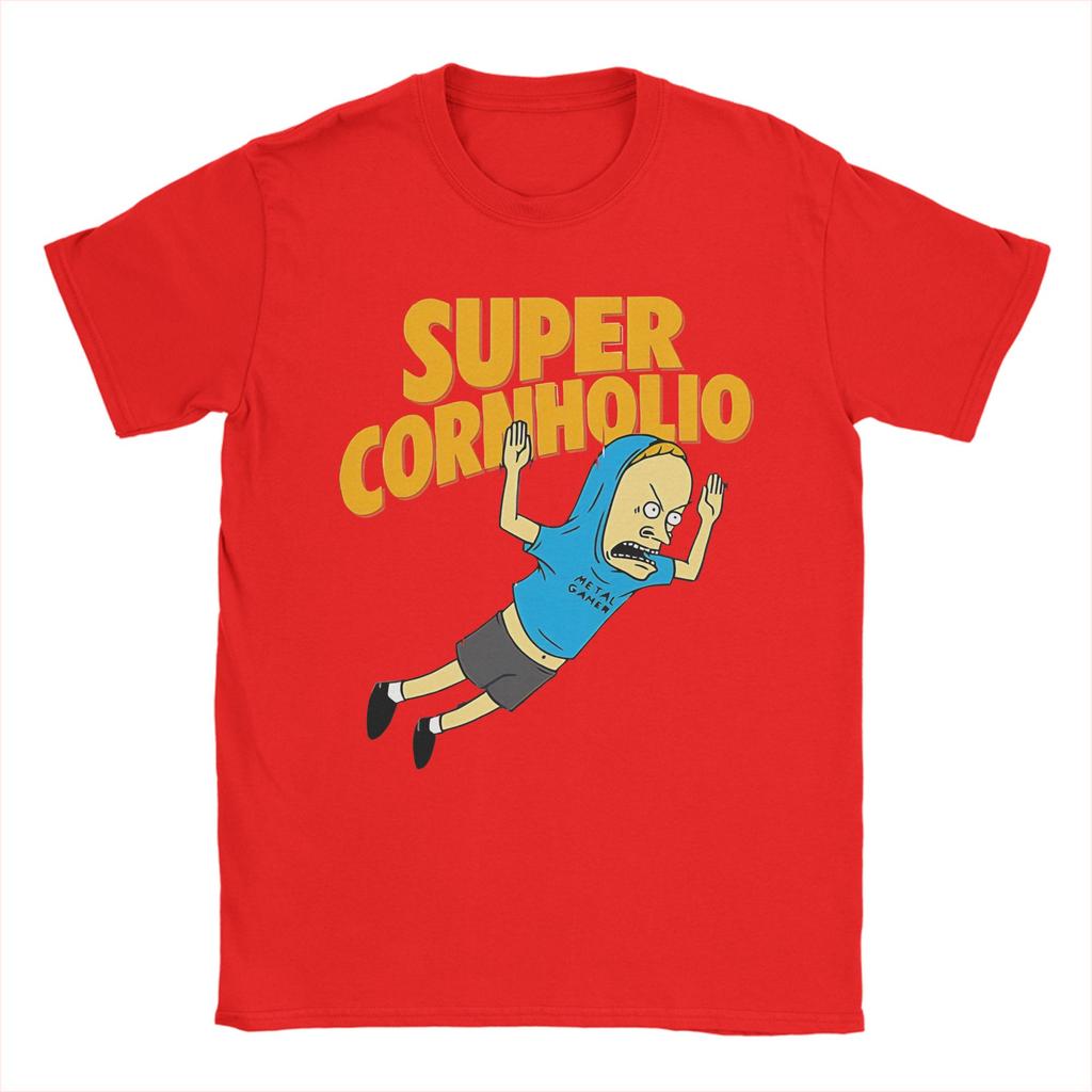 Cornholio Beavis and Butthead TShirt for Men Women Awesome Cotton Tee Shirt Round Neck Short Sleeve T Shirt Gift Idea Tops