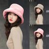 Женская зимняя шляпа-ведро, милые и теплые шапки, шляпа для охоты и рыбалки