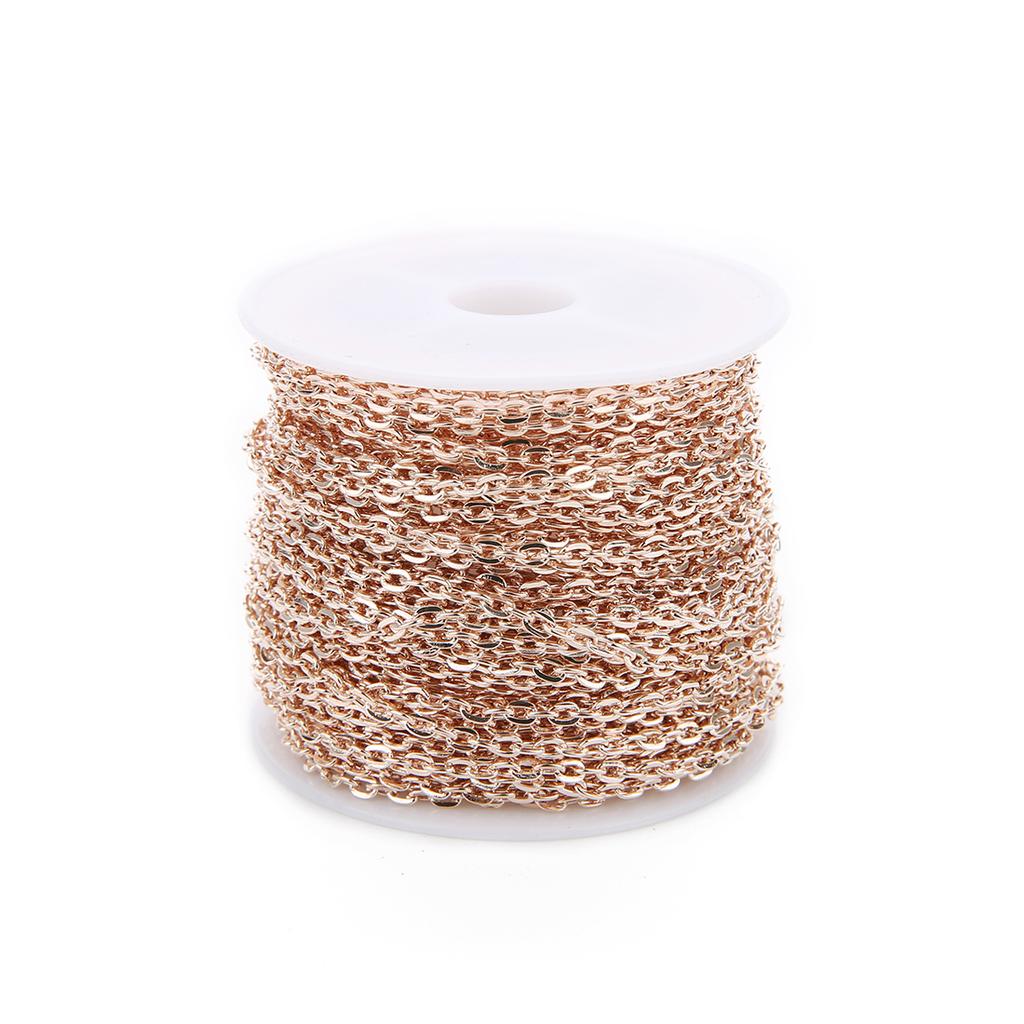 10Yards/Roll Iron Metal Chain Cross Chains Link Extended Chain For Jewelry Making Findings DIY Necklace Bracelet Chain Materials