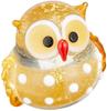 Cute Owl Handmade Glasswork Gold Owl Large