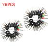 78PCS Wire Terminal Removal Tool Car Electrical Wiring Crimp Connector Pin Kit