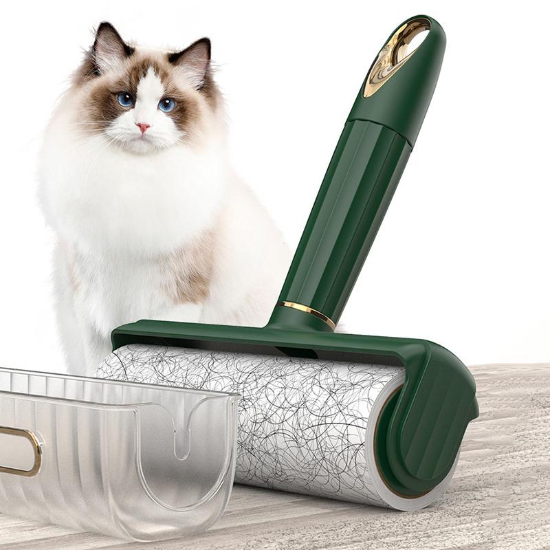 Устройство для прилипания волос Портативное бытовое устройство для удаления шерсти и комков из рулонной бумаги барабанного типа Разрывное расширяющееся устройство для прилипания шерсти домашних животных