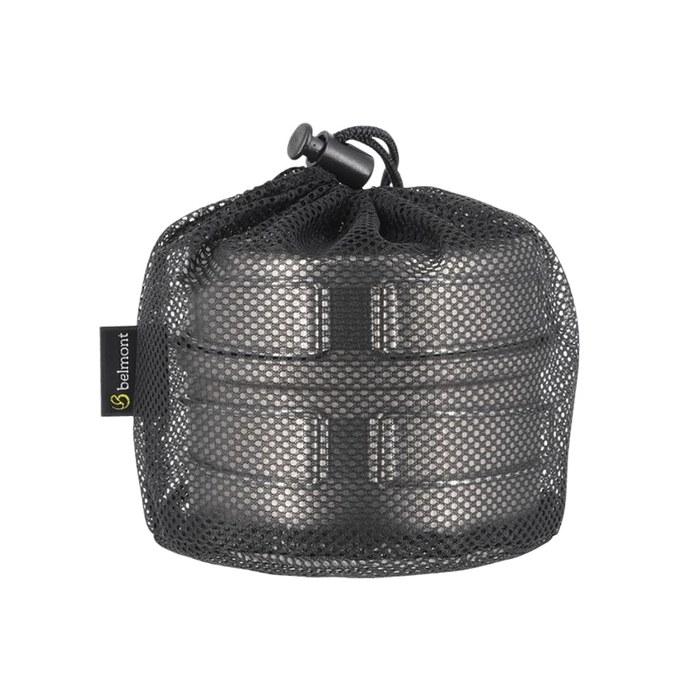 Котелок Belmont BM-580 Titanium Trail Cooker (с чехлом) Сделано в Цубамесандзё, Серебро, 0,7 л