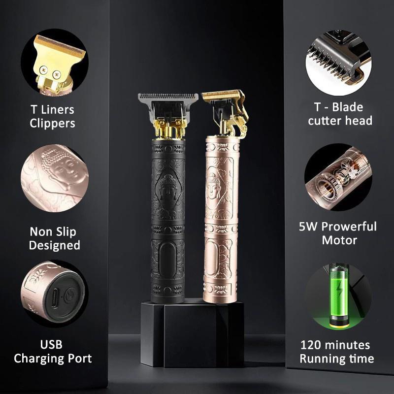 Профессиональная электрическая машинка для стрижки волос для мужчин, перезаряжаемая от USB, мужская электробритва, триммер для волос, машинка для стрижки бороды, парикмахерская машина для стрижки волос