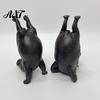 Animal Themed Home Decor Clumsy Hippo Bookends, Funny Heavy Resin Acrobatic Bookend Holders, Creative Notebook Stand Duty Book Ends for