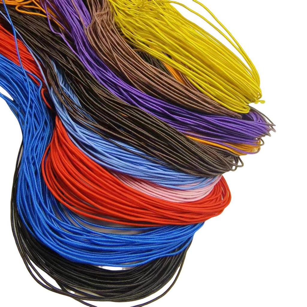 Эластичный шнур для бисероплетения: Идеально подходит для бусин, игрушек, ручных или буддийских бусин, плетеных шнуров, эластичных лент и резинок с обмоткой.