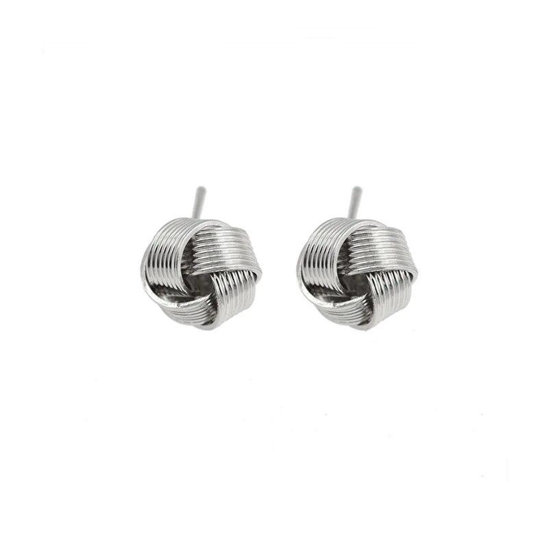 Новые модные массивные металлические геометрические серьги-подвески для женщин, крутые серьги золотого цвета в стиле панк, круглые витые висячие украшения для ушей