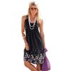 Women Floral Sleeveless Loose Mini Dress Ladies Summer Casual Holiday Sundress