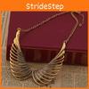 Fashionable Retro Angel Wing Pendant Women Metal Necklace For Men And Women