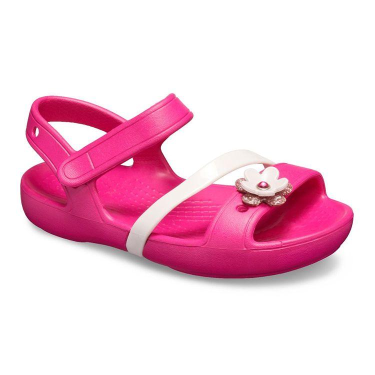 Crocs Модные Универсальные Спортивные Детские Сандалии Детские сандалии Розовые 205530-6X0