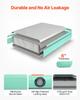 Inflatable Floating Dock, 2.44M Round Inflatable Dock Platform, Non-Slip Water Floating Dock Mat with Portable Carrying Bag & Detachable Ladder, Float