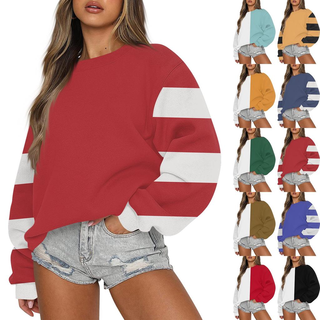 Женские осенне-зимние топы, женская толстовка с длинными рукавами, повседневные флисовые топы с круглым вырезом, свободный крой, половер