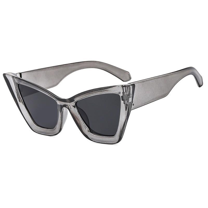 Oversized Cat Eye Vintage Sunglasses Women Brand Designer Fashion Gradient Glasses Female Retro Outdoors Shades