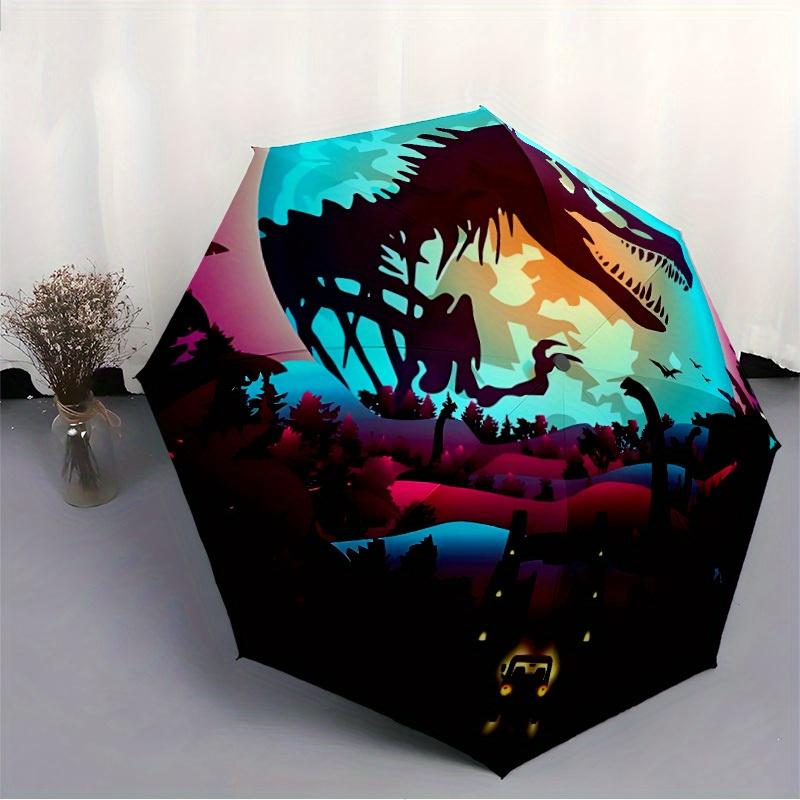 1 шт. Ветрозащитный автоматический зонт из парка Юрского периода, легкий для женщин/мужчин, идеальный рождественский подарок a0811227