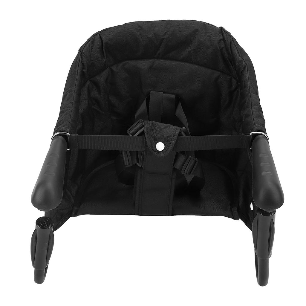 Высокий стульчик для кормления с подносом для кормления, складной карман для хранения вещей, портативный детский стульчик для кормления