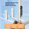 Clothes Racks Folding Wall-mounted Clothes Drying Rack with Suction Cup Foldable Retractable Portable Clothes Drying Folding