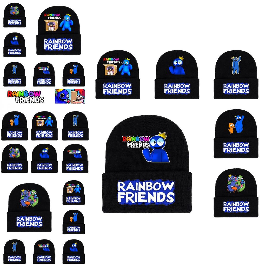 Stylish Roblox Rainbow Friends Knit Hat Trendy And Versatile Headgear