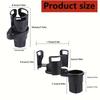 Car Cup Holder Extension Adapter Multi-Functional Cup Holder Upgraded Base More Stable and Less Prone To Spills
