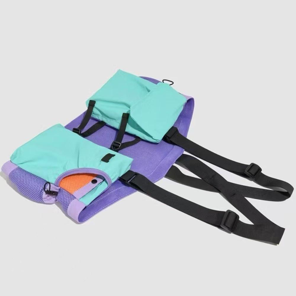 Mesh Material Breathable Mesh Vest Waterproof Multi-Pocket Vest New Running Hydration Vest Summer