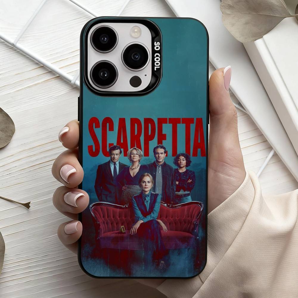 Чехол для телефона Сериал Скарпетта Для iPhone17,16,15,14,13,12,11 Plus,Pro Max Черный Конфетный серебристый чехол для телефона