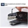 Alloy SN Crimping Pliers Jaw Width 4mm Crimping Terminals Jaw Slot New Terminal Tools