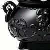 Decorative Mantle Accents Halloween Cauldron LED Bubble Light Decor, Color Changing Witch Potion Lamp with Decor Purple Light, Spooky Gothic Tabletop