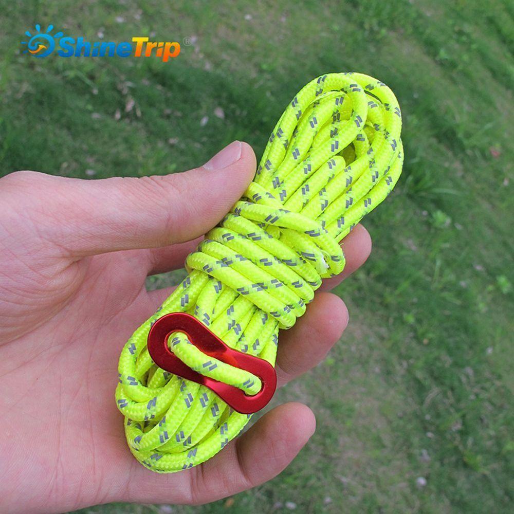 4 метра ветровой трос 4 мм аксессуары для палаток высокое качество светоотражающие с крючками для кемпинга